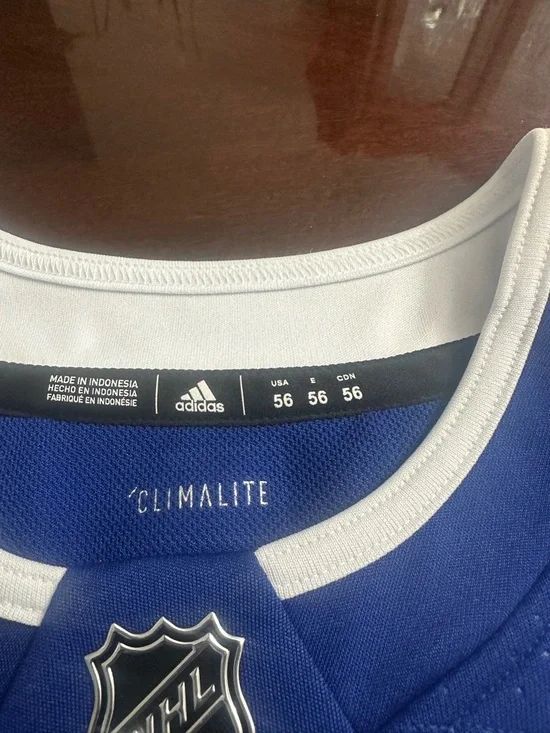 Adidas NHL Tampa Bay Lightning #91 Steven Stamkos Authentic Jersey Men's Size 56 - Picture 6 of 7